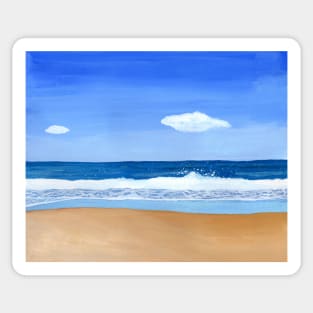 Lonely Beach Sticker